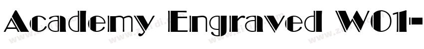 Academy Engraved W01字体转换